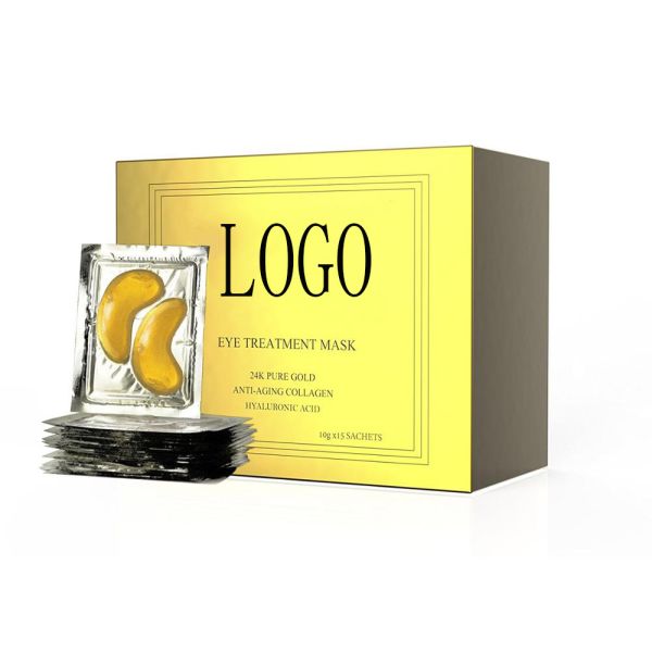 Buy Gold Collagen Eye Patch Gel Mask Pad , Anti Aging Wrinkles Face 24k Gold Eye Mask at wholesale prices