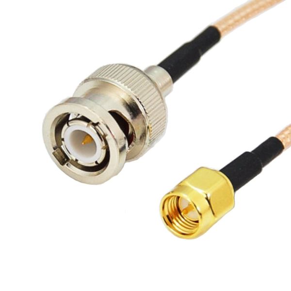 Low Loss Shield Thin RF Coaxial Cable for Antenna 150MM Length 50ohm Impedance