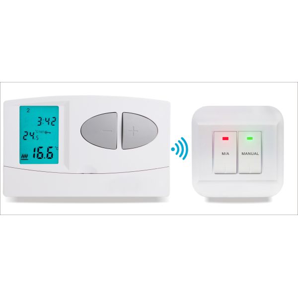 Buy RF Electronic Programmable Thermostat For Heating And Air Conditioning at wholesale prices