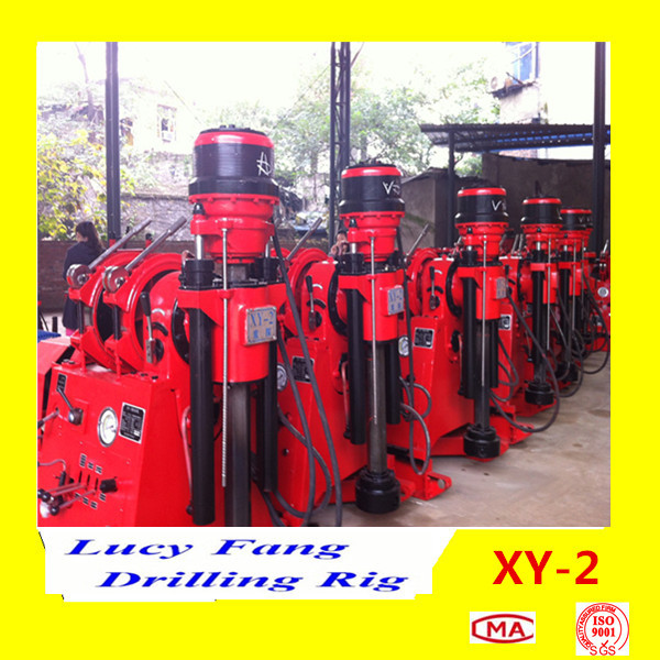 China Hot XY-2 Portable Skid Mounted Soil Investgation Core Drilling Rig and SPT