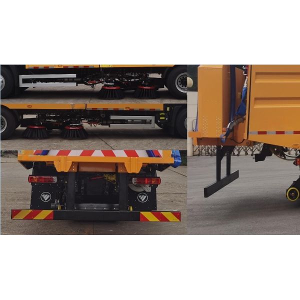 18000KG 220hp LNG Road Sweeper Truck For Large Area Cleaning ZBJ5182TSLNG-P1