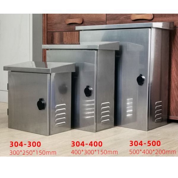 Stainless Steel Electrical Enclosure Outdoor CCTV Power Supply Distribution Box