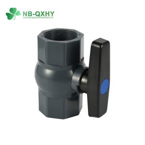 Water Treatment Fixed Ball Valve with Metal Thread Sturdy Construction