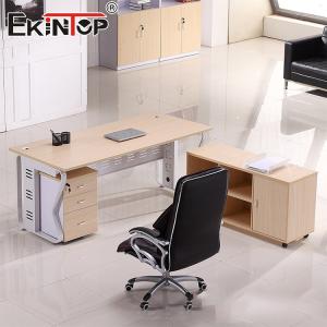 Office Space Manager Desks Wood Material Computer Desk Chairs
