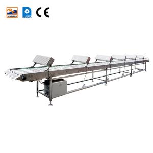 Accessories For Ice Cream Cone Marshalling Cooling Conveyor With CE