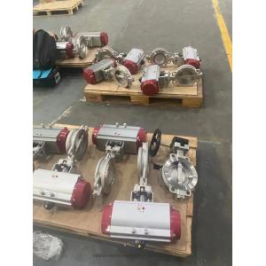 Pneumatic Wafer Lug Butterfly Valve EPDM Seal Mid-Pressure