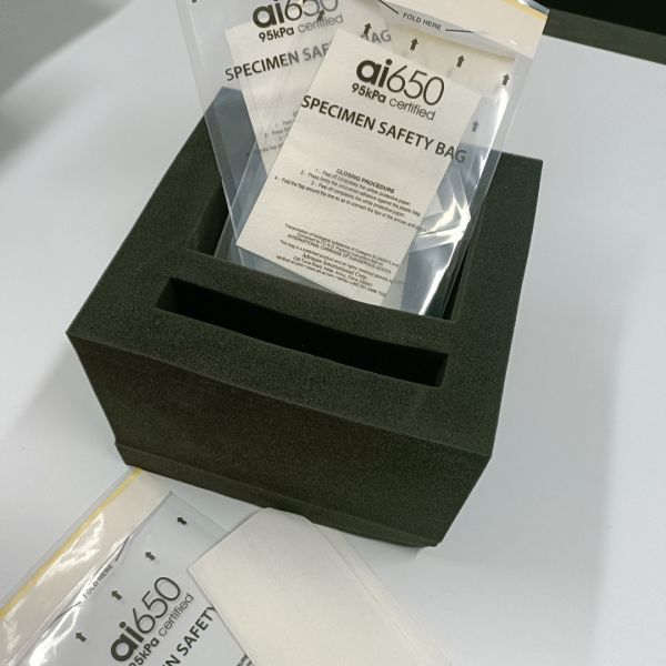 Buy 95kpa Transparent Specimen Bag Waterproof Packaging Plastic at wholesale prices