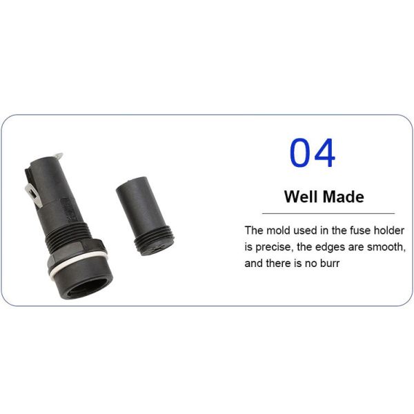 OP530 6x30mm 6.3x30mm 6.3x32mm Glass Tube Panel Mount Fuse Holder