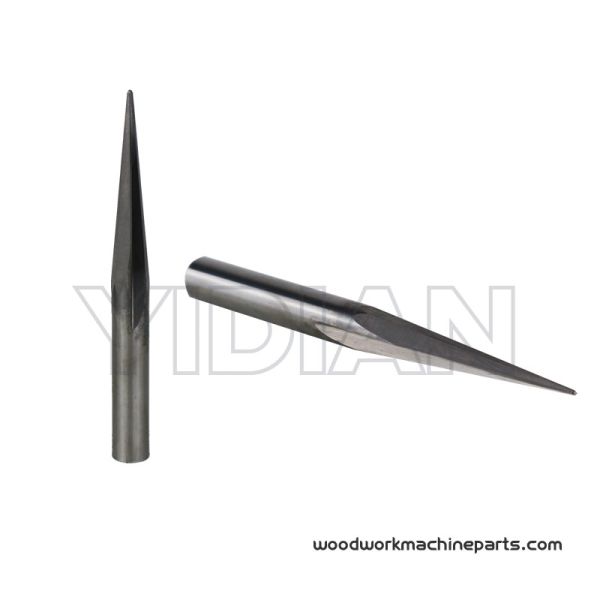 Double Edged Straight Groove Pointed Knife for CNC Woodworking