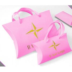 Premium Quality Hot-Stamp Luxury Shopping Carrier Packaging Gift Paper Bag Gold