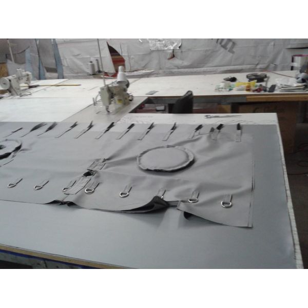 Weld Type Stainless Steel Lace Ring Fit Removable Thermal Insulation Blankets