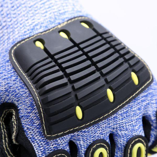 Safety Work 5 Level Cut Proof Work Gloves Mining Impact Gloves TPR Back