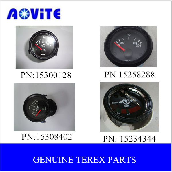 Buy Terex earthmoving truck temperature gauge/pressure gauge 15300128,15258288 at wholesale prices