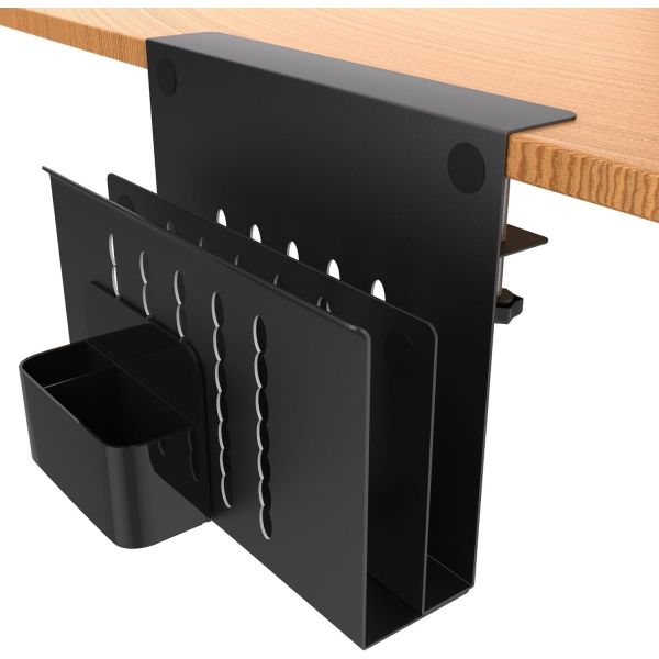 Buy Steel Hanging Desk Organizer for Neat and Tidy Desk Space Under Desk Storage Solution at wholesale prices