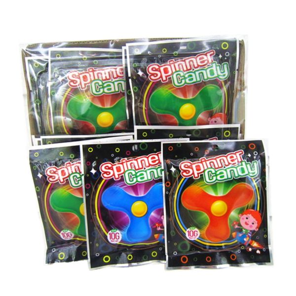 Buy Easter Halloween Sweets Colored Low Cal Lollipop With Finger Spinner Toy at wholesale prices