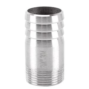 SS201 304 316 NPT BSP DIN Casting Hose Male Threaded Nipple Screw Thread Pipe