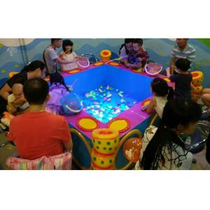 1-12 Players Coin Operated Arcade Machines Fiberglass Fishing Pond