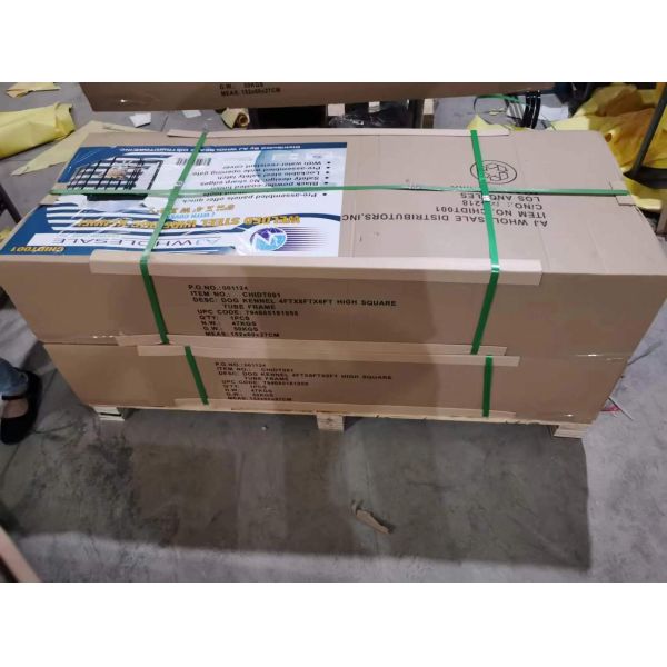 Large Folding Pet Cage For Dog House / Metal Dog Crate Kennel With Gate