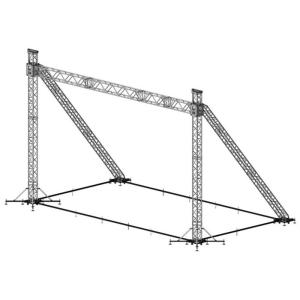 Easy Install Mobile P8 LED Screen Rental SMD Outdoor Stage Background LED