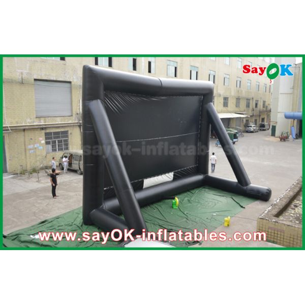 Inflatable Cinema Screen Giant 10 ML X 7 MH Projection Cloth Inflatable TV Screen CE / SGS Certificate