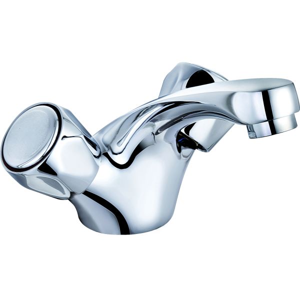 Buy Contemporary Chrome Basin Mixer Faucet with Ceramic Valves T8063 at wholesale prices