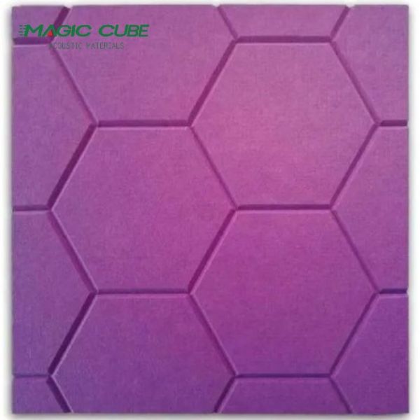 Buy Sound Control Pure Camel 12mm Grooving Polyester Fiber Acoustic Panel at wholesale prices