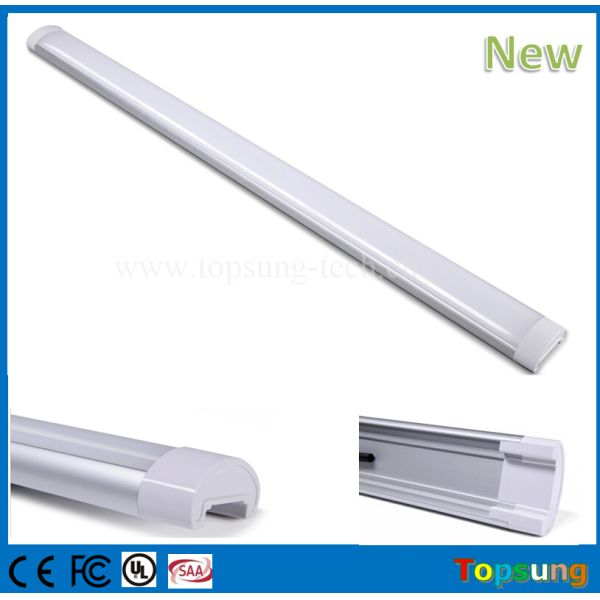 Topsung LED Linear Batten Led Grille Panel Light IP41 Waterproof