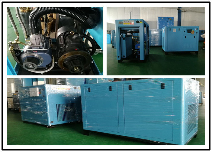 Quality 110KW 125hp Fixed Speed Screw Air Compressor Uses In Industry Direct Driven for sale