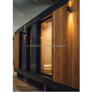 20ft Mobile Home Garden Studio Prefabricated Customizable Steel Container House