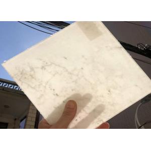 Lightweight Backlit Marble Laminated Glass 2MM Thin Stone