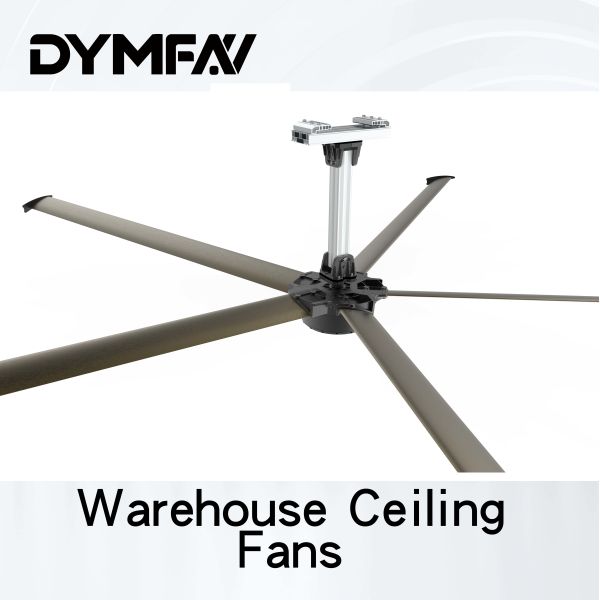 Buy Industry Big Giant Ceiling Fans Aluminum Blades HVLS Fan at wholesale prices