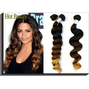 China Natural Wave Virgin Peruvian Hair Extensions Three Tone 14''- 28'' on sale