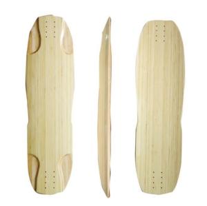 Quality YOBANG 41inch blank longboard bamboo skateboard decks for professional players for sale