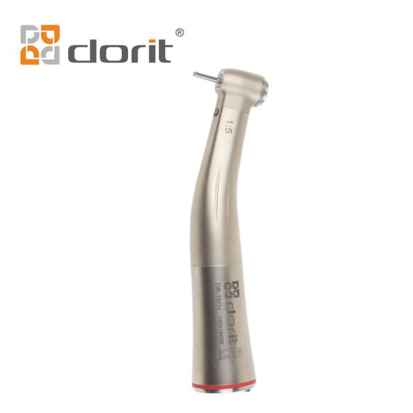 1/5 Contra Angle Speed Increasing Handpiece Fiber Optic Stainless Steel Body For