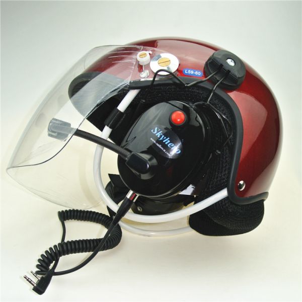 EN966 Paramotor helmet with high noise cancel headset Powered paragliding helmet