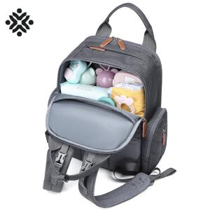23L Embroidered Large Capacity Diaper Bag Backpack 0.9kg