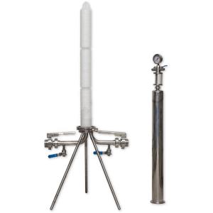 Stainless Steel 304/316 Micro-filter Housing for Heavy-Duty Liquid Filtration