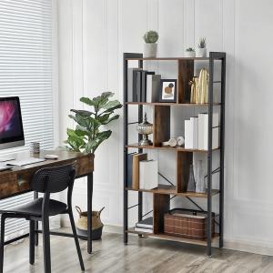 Home Office Bookshelf for Sale, Particleboard Bookshelf, Industrial Bookshelf,