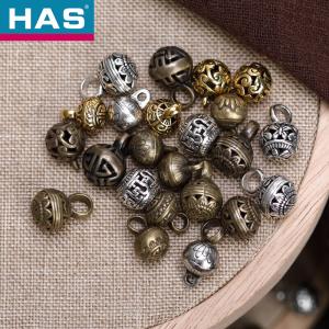 10mm Silver Metal Buttons Nickel Free Decorative Metal Buttons Hollow Pattern
