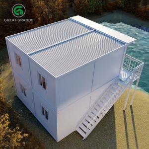 Quality 2 Story Prefabricated Mobile Portable Foldable Office Container OEM for sale