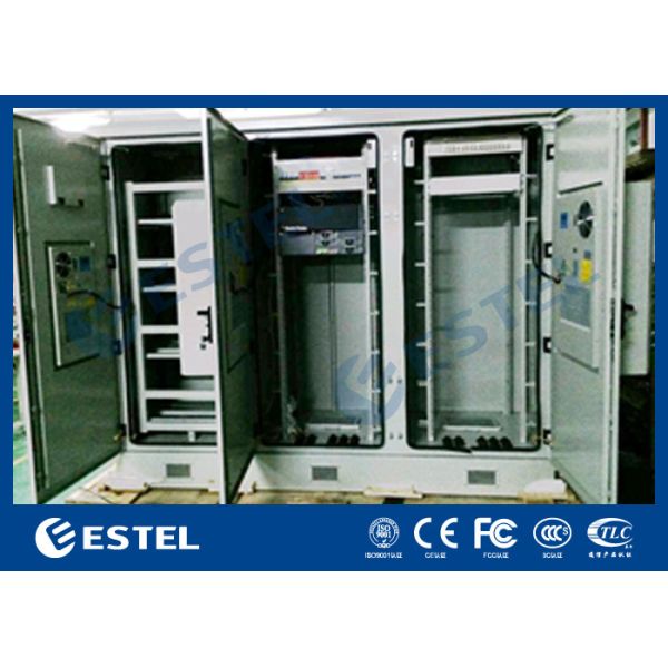 Buy BTS Outdoor Cabinet , Outdoor Network Enclosure Hot Dip Galvanized Steel Sandwich Panel at wholesale prices