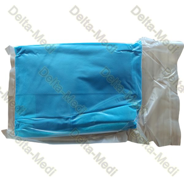 Personal Care Clinic Reinforced Disposable Sterile Gowns Hook And Loop Fastener