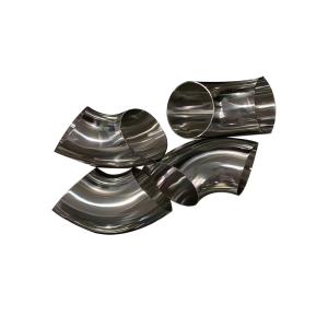 Sanitary Titanium Elbow Pipe Fittings 90° Elbow with Inner and Outer Surface