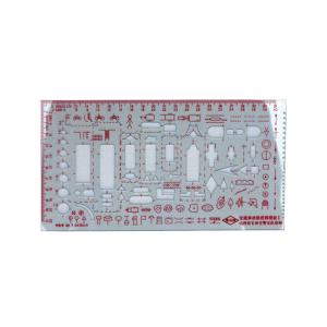 P147 Hard Plastic Crime Scene Drawing Template Crime Scene Investigation Photography 21x10cm 2pcs Set