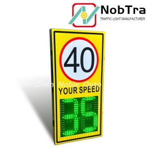 Integrated Radar Installation Renewable Energy Operated Traffic Signage with