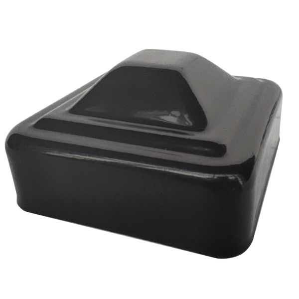 2 3/8" 2 1/2" Galvanized Fence Post Caps 6x6 4x4 Powder Coated Welds Inside Outside 4 Step