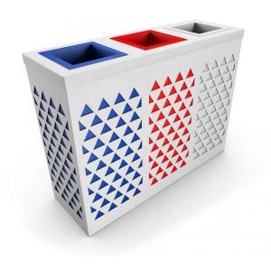 Stainless Steel Touchpad 45gal Multi Compartment Trash Can