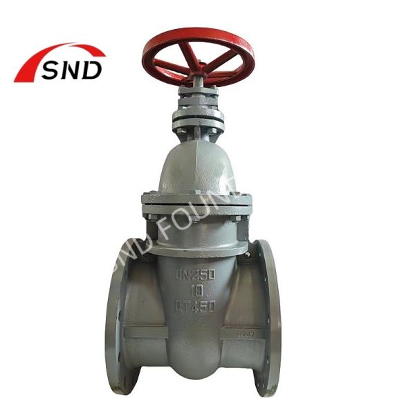 QT450 Manual Operation Gate Valve with PN10-16 Pressure for Industrial Water