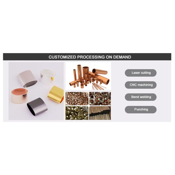 Soft / Hard Temper Pancake Copper Tube ASTM B883 ASTM B819 C12200 C11000