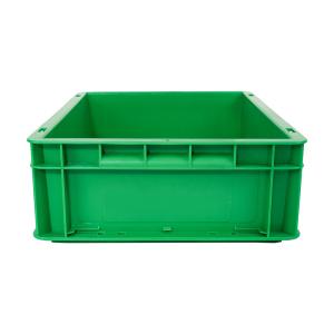 Solid Box Style Durable Plastic Turnover Crate for Eco-Friendly Shipping and
